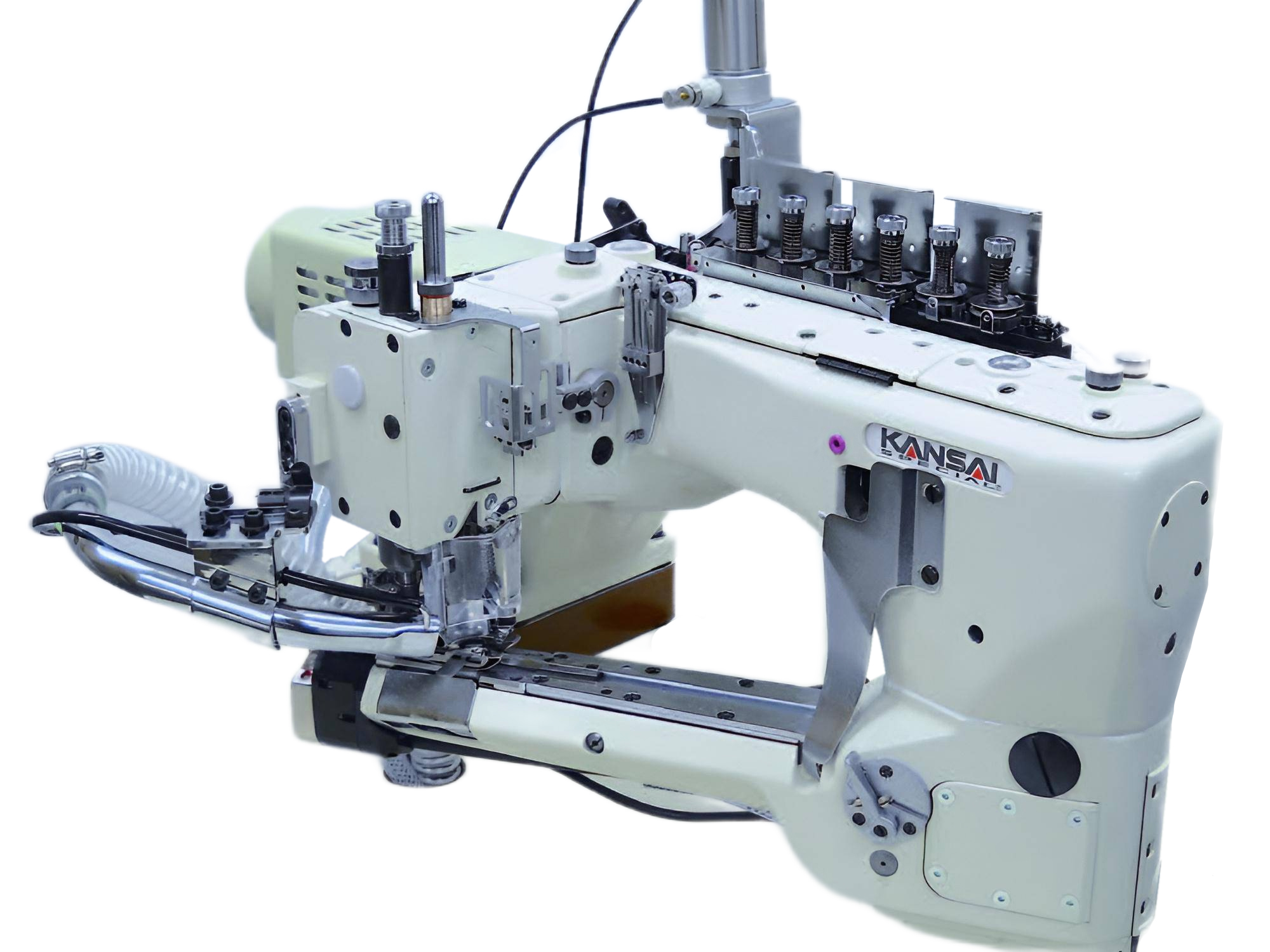 Промышленная швейная машина Kansai Special NFS-6604GLM-DD-60 (флэтлок) (комплект) фото