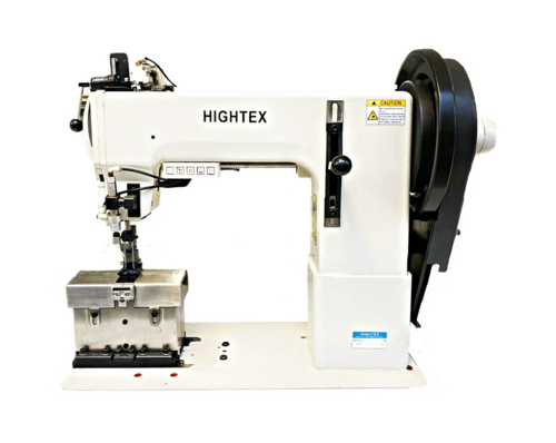 Промышленная швейная машина HIGHTEX 204-370-DP (14мм) + стол + приспособление для подачи ленты фото