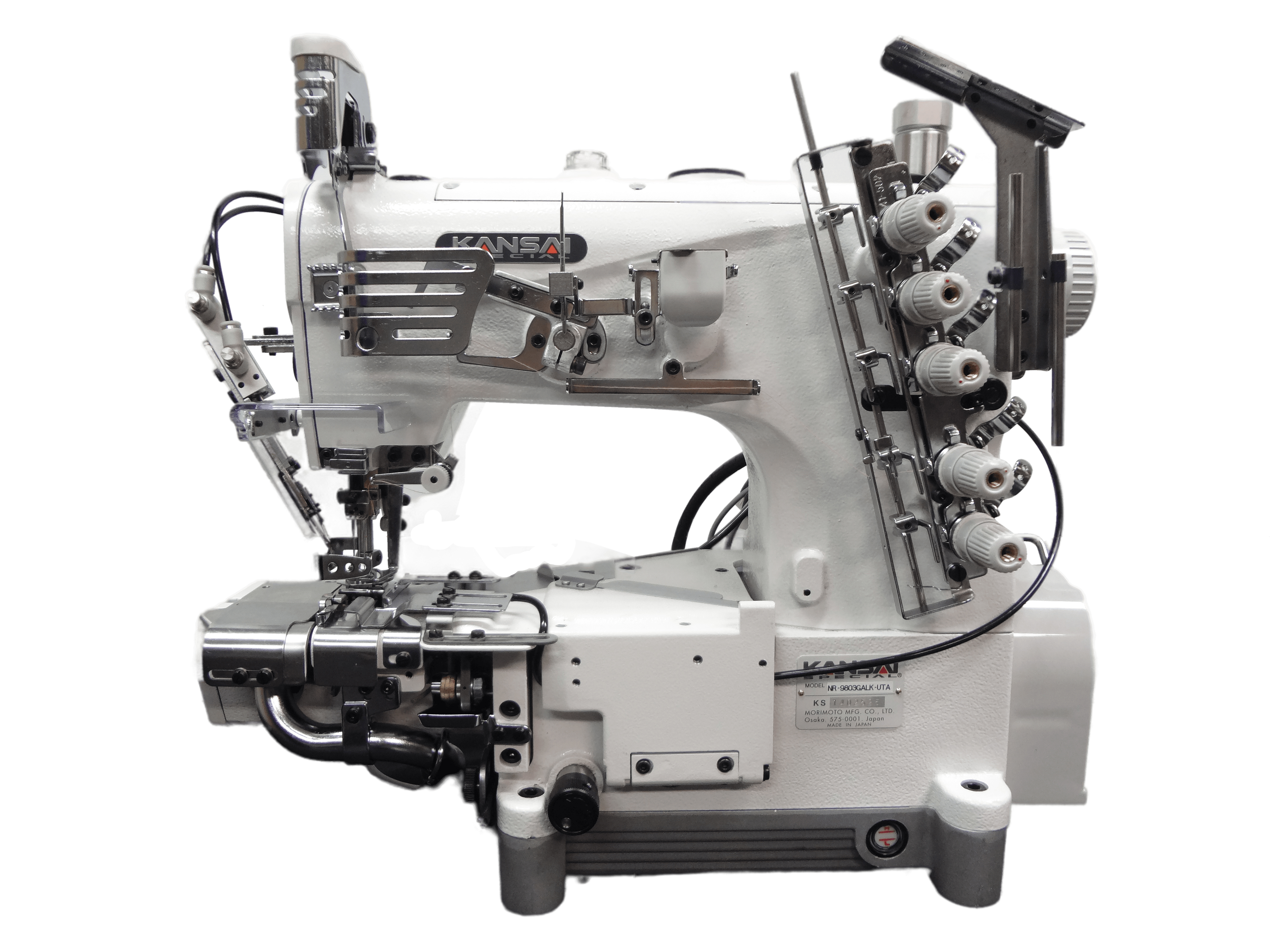 Промышленная швейная машина Kansai Special NR-9803GALK/UTЕ 1/4" (6,4) (+серводвигатель I90С-4-98) фото