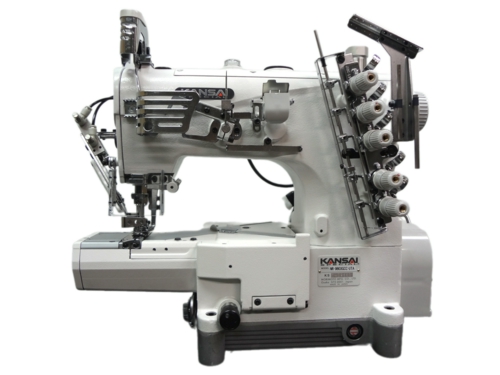 Промышленная швейная машина Kansai Special NR-9803GA/UTA 1/4" (6,4) (+серводвигатель GD60-9-KR-220) фото