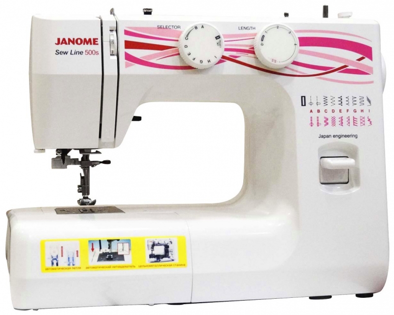 Бытовая швейная машина Janome Sew Line 500 S фото