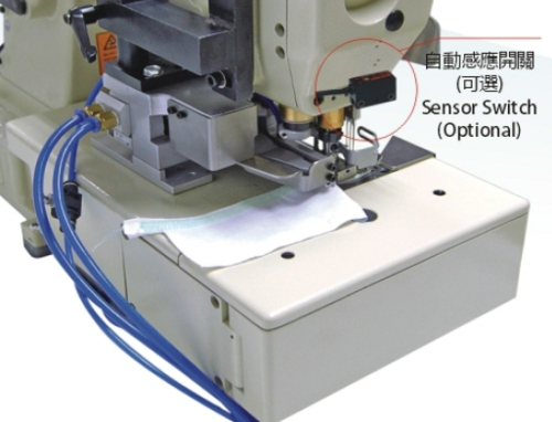 CTP-1P-EC Пневматическое устройство обрезки бейки или ленты для плоскошовных машин (гильотина) фото