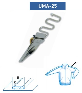 Приспособление UMA-25-B 25-10 мм (внахлест) фото