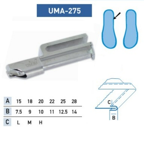 Приспособление UMA-275 20 мм (20-8-1.5) фото