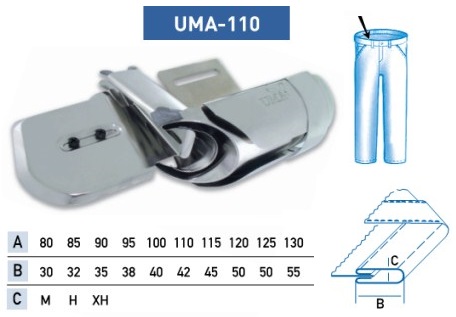Приспособление UMA-110-L 125-50-48 мм H фото
