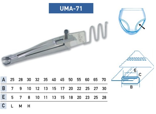 Приспособление UMA-71 30-10-8 мм с платформой фото