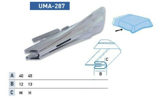 Приспособление UMA-287 55-17 мм H фото