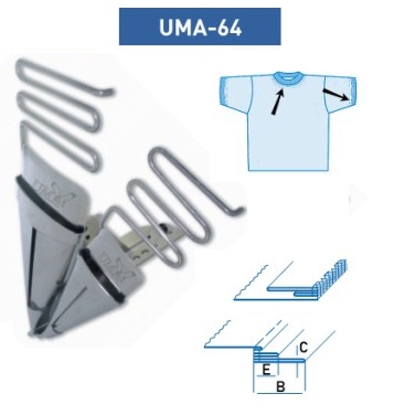 Приспособление UMA-64 70/35-35/17 мм для канта фото