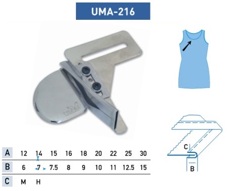 Приспособление UMA-216 25-12.5 мм M фото