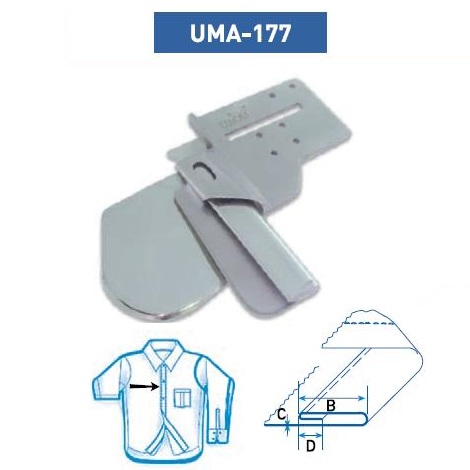 Приспособление UMA-177-B 40-40 мм фото