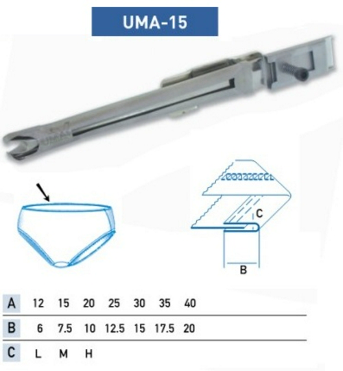 Приспособление UMA-15 35-17 мм L