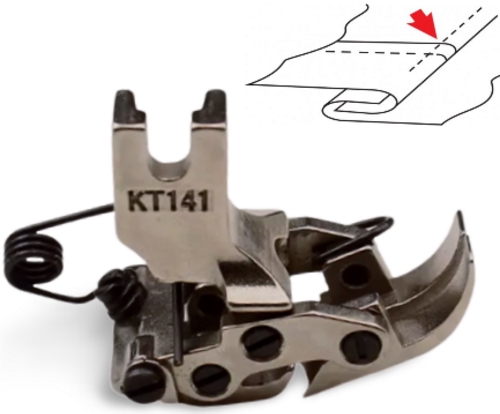 Лапка KT141 компенсационная для легкого прохода перекрестных швов