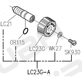 Регулятор длины стежка LC23G-A (original) фото