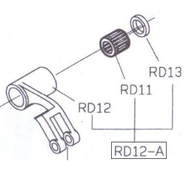 Звено нитепритягивателя RD12-A (original) фото