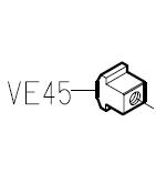 Фиксатор колодки петлителя VE45 (original) фото