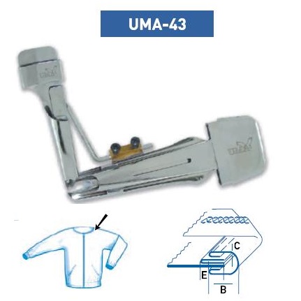 Приспособление UMA-43 50-15 x 25-12.5 фото