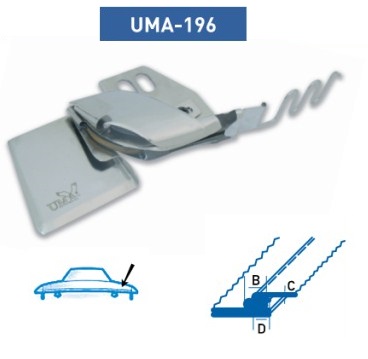 Приспособление UMA-196 20-10 мм М фото