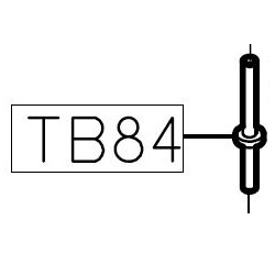 Шпилька поводка игловодителя TB84 (original) фото