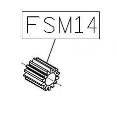 Шестерня FSM14 (original) фото