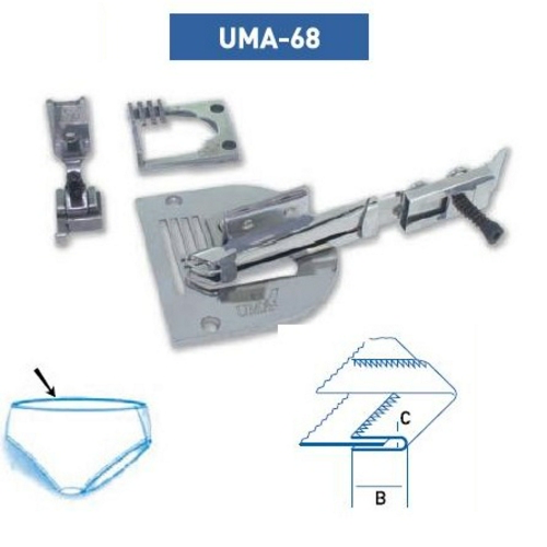 Приспособление UMA-68 20-10 мм M фото