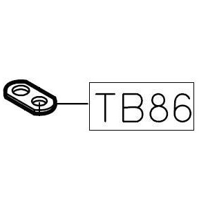 Пластина TB86 (original) фото