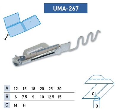 Приспособление UMA-267 20-10 мм H фото