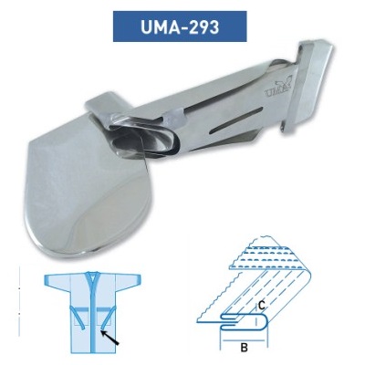 Приспособление для пояса UMA-293 120-40 мм M фото