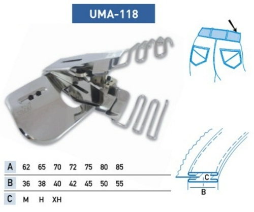 Приспособление UMA-118 62-36 мм М фото