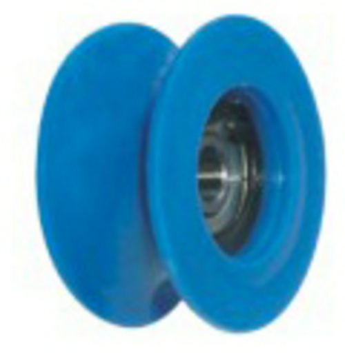 Ролик (синий с подшипником) (DB32+DB33) S-036 (CD-3-9) (D=34mm) фото