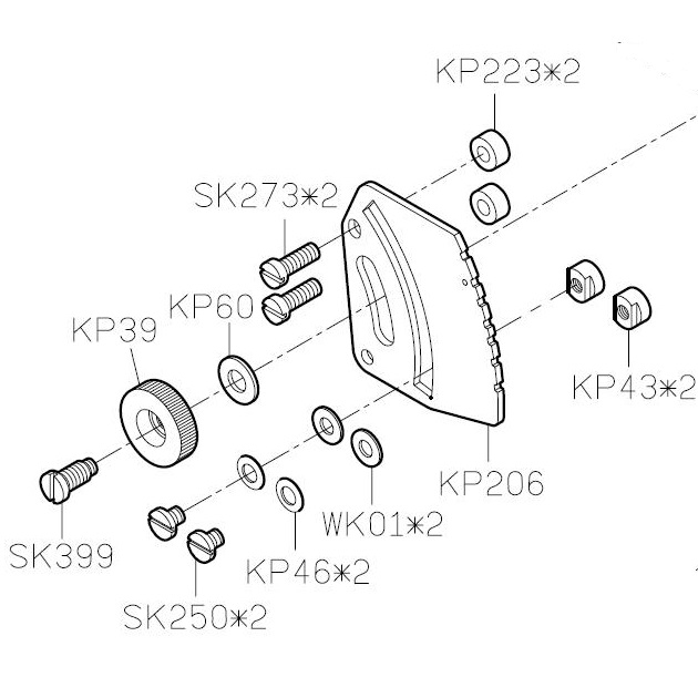 Пластина KP206-A (original) фото