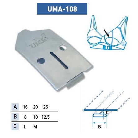 Приспособление UMA-108 20-8 мм M фото