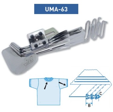 Приспособление UMA-63 40-11 мм для обработки двойным кантом фото